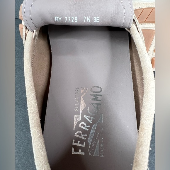 Salvatore Ferragamo Stuart Suede Gancini Horsebit Loafers Size US 7.5 - EU 41.5 - Picture 7 of 12